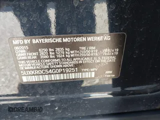 2016 BMW X5 xDrive35i z VIN 5UXKR0C54G0P19251, wystawiony jako IAAI lot #41724798 z przebiegiem 87 824 mil mil oraz . Historia ofert i sprzedaży dostępna na DreamBid. Obrazek 9.
