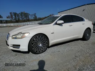 2009 Jaguar XF with VIN SAJWA07CX91R43285, listed as a Copart auction lot 77035144 with Not Provided miles and Salvage Title. Bid and sale history available at DreamBid. Image 1.
