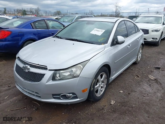 2012 Chevrolet Cruze LT w/1LT with VIN 1G1PF5SC4C7348972, listed as a IAAI auction lot 42048275 with 201,875 mi miles. Bid and sale history available at carsss.com. Image 2.
