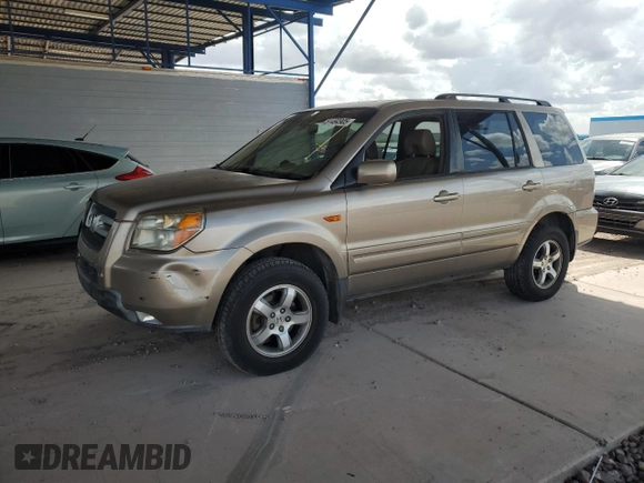 2007 Honda Pilot EX-L with VIN 5FNYF18537B020214, listed as a Copart auction lot 51494905 with 231,880 mi miles and Salvage Title. Bid and sale history available at DreamBid. Image 1.