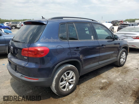 2016 Volkswagen Tiguan S с VIN WVGAV7AX7GW606280, выставлен на аукционе Copart как лот 62491995 с пробегом 69 838 миль миль и Списание • Salvage title. История ставок и продаж доступна на DreamBid. Изображение 3.