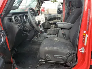 2023 Jeep Wrangler Willys with VIN 1C4HJXDN9PW509722, listed as a Copart auction lot 53980855 with 29,935 mi miles and Salvage title. Bid and sale history available at DreamBid. Image 7.