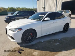 2018 Alfa Romeo Giulia Ti Sport with VIN ZARFAEENXJ7565881, listed as a Copart auction lot 48498155 with 67,436 mi miles and Clean Title. Bid and sale history available at carsss.com. Image 1.