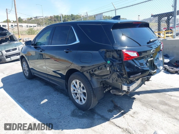 2020 Chevrolet Equinox LT with VIN 3GNAXKEV9LL188824, listed as a IAAI auction lot 41788255 with 42,727 mi miles. Bid and sale history available at carsss.com. Image 3.