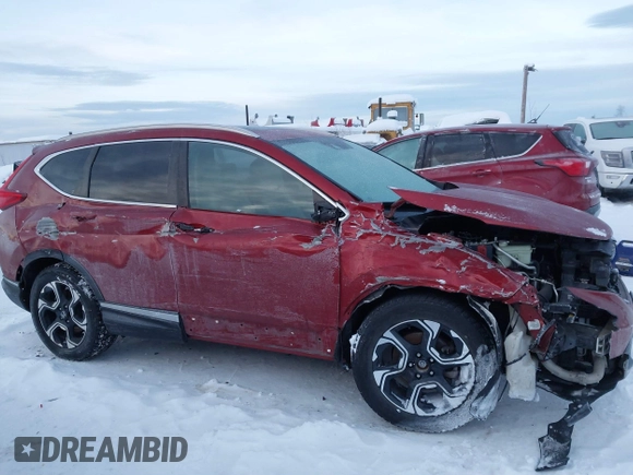 2018 Honda CR-V Touring with VIN 5J6RW1H95JL006062, listed as a IAAI auction lot 41072002 with 50,930 mi miles and . Bid and sale history available at DreamBid. Image 13.