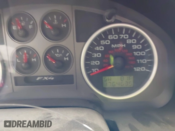 2008 Ford F-150 XLT with VIN 1FTPW14VX8FA45979, listed as a IAAI auction lot 42860336 with 176,463 mi miles and . Bid and sale history available at DreamBid. Image 7.