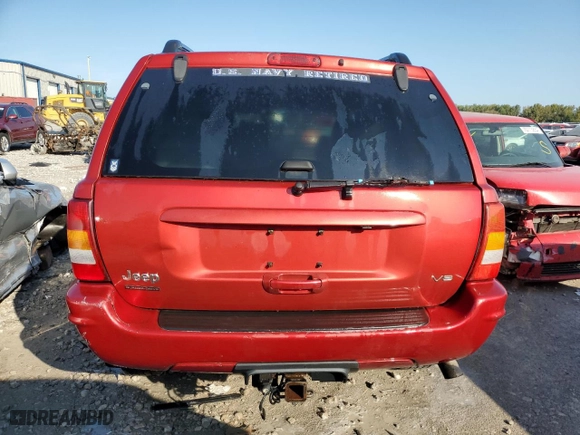 2003 Jeep Grand Cherokee Limited with VIN 1J8GW58N33C568751, listed as a Copart auction lot 71453464 with 277,216 mi miles and Salvage Title. Bid and sale history available at carsss.com. Image 6.