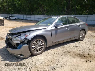 2018 Infiniti Q50 Luxe с VIN JN1EV7AP4JM365404, выставлен на аукционе Copart как лот 57057795 с пробегом 84 228 миль миль и Списание • Salvage title. История ставок и продаж доступна на DreamBid. Изображение 1.