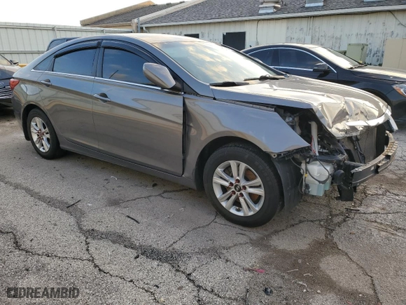 2013 Hyundai Sonata GLS with VIN 5NPEB4ACXDH524183, listed as a Copart auction lot 77892044 with 126,035 mi miles and Salvage Title. Bid and sale history available at carsss.com. Image 4.