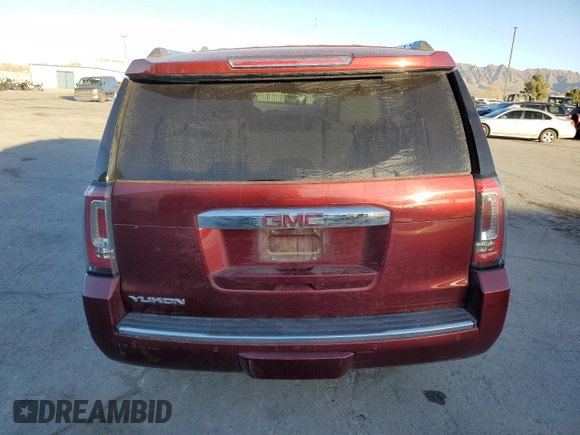 2017 GMC Yukon Denali with VIN 1GKS1CKJ1HR289530, listed as a Copart auction lot 85644374 with 131,614 mi miles and Salvage Title. Bid and sale history available at carsss.com. Image 6.