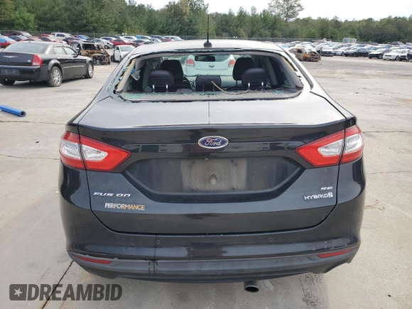 2015 Ford Fusion SE Hybrid with VIN 3FA6P0LU2FR310637, listed as a Copart auction lot 75388924 with 259,077 mi miles and Salvage title. Bid and sale history available at DreamBid. Image 6.
