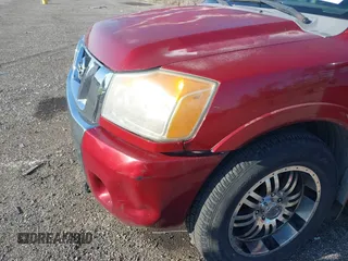 2008 Nissan Titan XE with VIN 1N6AA07D08N345373, listed as a IAAI auction lot 42035751 with 350,869 mi miles. Bid and sale history available at carsss.com. Image 6.