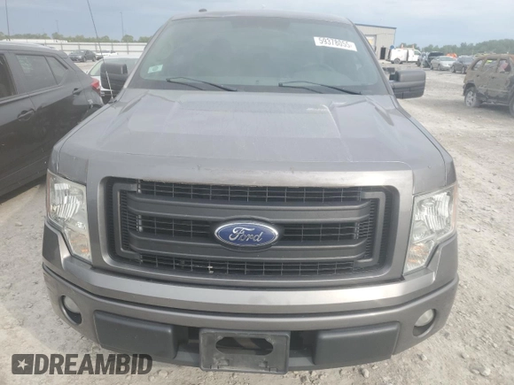 2013 Ford F-150 XL with VIN 1FTEX1CM2DFB20777, listed as a Copart auction lot 59378055 with 163,128 mi miles and Salvage title. Bid and sale history available at DreamBid. Image 5.