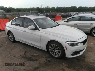 2018 BMW 3 Series 320i with VIN WBA8E1G57JNU91633, listed as a IAAI auction lot 42065119 with 55,062 mi miles. Bid and sale history available at carsss.com. Image 1.