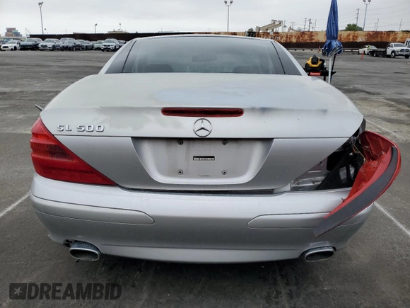 2003 Mercedes-Benz SL 500 with VIN WDBSK75FX3F042197, listed as a Copart auction lot 59703925 with Not provided miles and Clean title. Bid and sale history available at DreamBid. Image 6.