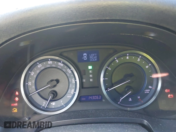 2011 Lexus IS with VIN JTHBE5C22B5026379, listed as a IAAI auction lot 41417759 with 143,063 mi miles. Bid and sale history available at carsss.com. Image 7.