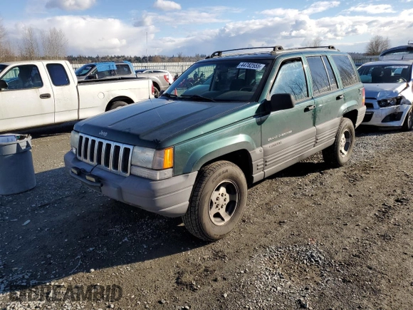 1996 Jeep Grand Cherokee Laredo with VIN 1J4GZ58S0TC245935, listed as a Copart auction lot 44782555 with 268,742 mi miles and Salvage Title. Bid and sale history available at carsss.com. Image 1.