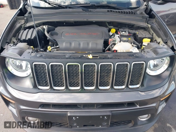2020 Jeep Renegade Latitude with VIN ZACNJABB4LPL83461, listed as a IAAI auction lot 42624597 with 58,704 mi miles and . Bid and sale history available at DreamBid. Image 10.