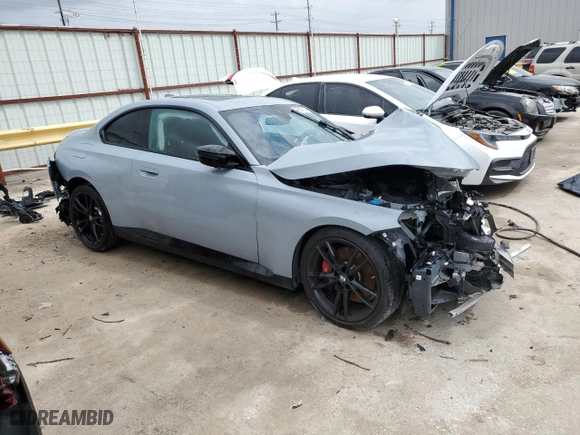 2022 BMW 2 Series M240i xDrive with VIN 3MW53CM09N8C50775, listed as a Copart auction lot 46809154 with 0 mi miles and Clean Title. Bid and sale history available at carsss.com. Image 4.
