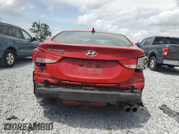 2013 Hyundai Elantra Coupe SE with VIN KMHDH6AE0DU006351, listed as a Copart auction lot 51983165 with 200,036 mi miles and Salvage Title. Bid and sale history available at carsss.com. Image 6.