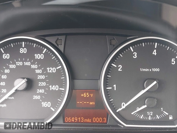 2009 BMW 1 Series 128i with VIN WBAUP93599VF48622, listed as a IAAI auction lot 42360145 with 64,913 mi miles and . Bid and sale history available at DreamBid. Image 7.