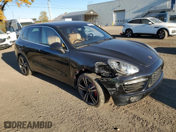 2012 Porsche Cayenne Turbo with VIN WP1AC2A26CLA82602, listed as a Copart auction lot 77752814 with 115,965 mi miles and Salvage title. Bid and sale history available at DreamBid. Image 4.