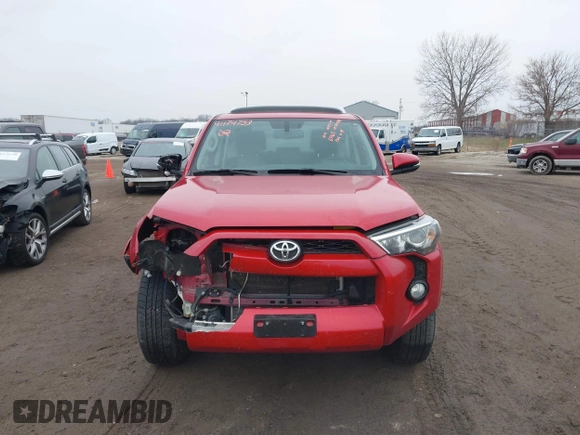 2018 Toyota 4Runner SR5 z VIN JTEBU5JR3J5543673, wystawiony jako IAAI lot #41174753 z przebiegiem 65 465 mil mil oraz . Historia ofert i sprzedaży dostępna na DreamBid. Obrazek 12.