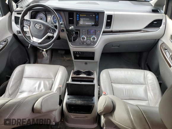 2015 Toyota Sienna XLE with VIN 5TDYK3DC4FS643475, listed as a Copart auction lot 52697405 with 153,808 mi miles and Salvage Title. Bid and sale history available at DreamBid. Image 8.