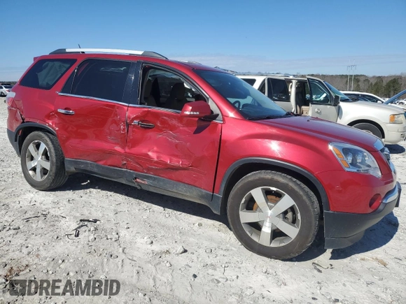 2012 GMC Acadia SLT2 with VIN 1GKKRSED8CJ124882, listed as a Copart auction lot 46478405 with 155,645 mi miles and Salvage Title. Bid and sale history available at carsss.com. Image 4.