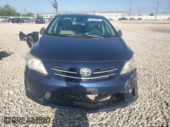 2013 Toyota Corolla L with VIN 2T1BU4EE4DC090872, listed as a Copart auction lot 56347495 with 102,455 mi miles and Salvage Title. Bid and sale history available at DreamBid. Image 5.
