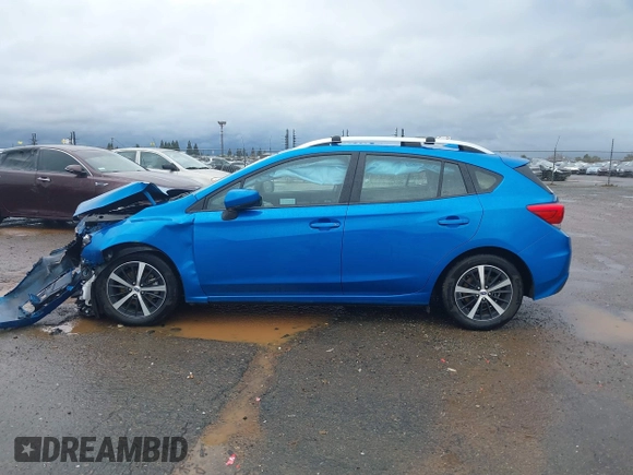 2023 Subaru Impreza Premium with VIN 4S3GTAV62P3707442, listed as a IAAI auction lot 41509344 with 25,489 mi miles and . Bid and sale history available at DreamBid. Image 14.