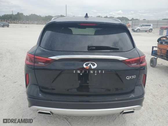 2020 Infiniti QX50 AUTOGRAPH with VIN 3PCAJ5M13LF112119, listed as a Copart auction lot 50405495 with 15,666 mi miles and Salvage Title. Bid and sale history available at carsss.com. Image 6.