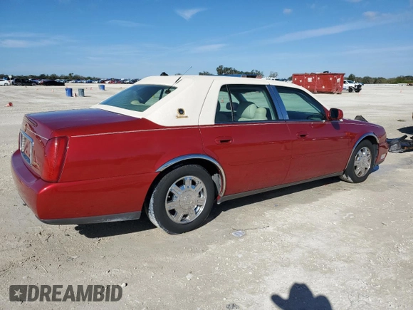 2003 Cadillac DeVille with VIN 1G6KD54Y23U279946, listed as a Copart auction lot 42633885 with 47,591 mi miles and Non Repairable. Bid and sale history available at carsss.com. Image 3.