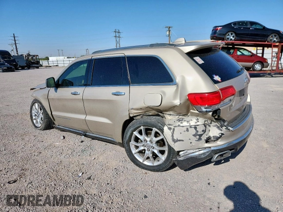 2015 Jeep Grand Cherokee Summit with VIN 1C4RJEJG9FC952192, listed as a Copart auction lot 63714045 with 147,732 mi miles and Salvage title. Bid and sale history available at DreamBid. Image 2.