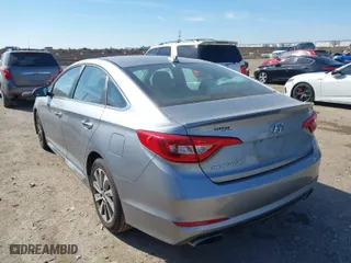 2015 Hyundai Sonata 2.4L Sport with VIN 5NPE34AF5FH080401, listed as a IAAI auction lot 41598870 with 72,047 mi miles. Bid and sale history available at carsss.com. Image 3.