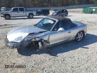2003 Mazda MX-5 Miata Cloth with VIN JM1NB353930300452, listed as a Copart auction lot 45804485 with 172,300 mi miles and Salvage Title. Bid and sale history available at DreamBid. Image 1.