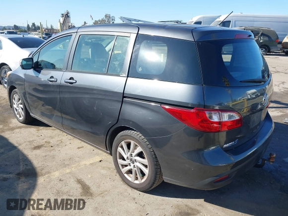 2014 Mazda 5 Sport with VIN JM1CW2BL5E0166522, listed as a IAAI auction lot 41635454 with 94,225 mi miles and . Bid and sale history available at DreamBid. Image 3.