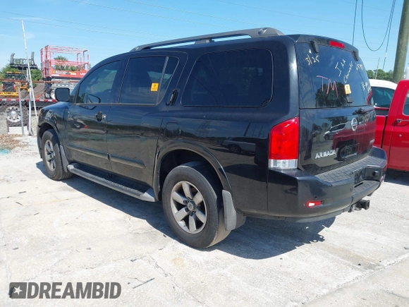 2012 Nissan Armada SV z VIN 5N1BA0ND7CN615987, wystawiony jako IAAI lot #41892790 z przebiegiem Nie podano mil oraz . Historia ofert i sprzedaży dostępna na DreamBid. Obrazek 3.