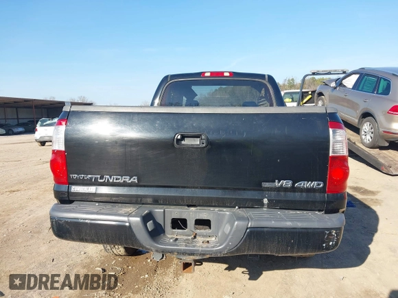 2006 Toyota Tundra Limited with VIN 5TBDT48166S511918, listed as a IAAI auction lot 41500074 with 234,516 mi miles and . Bid and sale history available at DreamBid. Image 16.