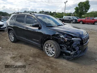 2022 Jeep Cherokee Latitude Lux with VIN 1C4PJLMN6ND549396, listed as a Copart auction lot 56864084 with 43,556 mi miles and Salvage title. Bid and sale history available at DreamBid. Image 4.
