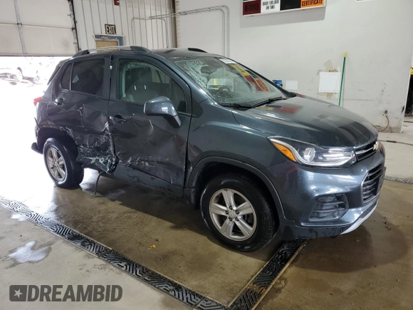 2022 Chevrolet Trax LT with VIN KL7CJPSM1NB527489, listed as a Copart auction lot 58305935 with 77,671 mi miles and Salvage title. Bid and sale history available at DreamBid. Image 4.