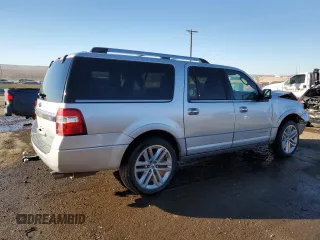 2017 Ford Expedition Max Platinum with VIN 1FMJK1MT8HEA21889, listed as a Copart auction lot 88487585 with 176,796 mi miles and Salvage title. Bid and sale history available at DreamBid. Image 3.