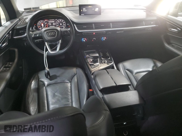 2017 Audi Q7 Premium Plus with VIN WA1LAAF78HD057758, listed as a Copart auction lot 52542015 with 79,681 mi miles and Salvage Title. Bid and sale history available at DreamBid. Image 8.