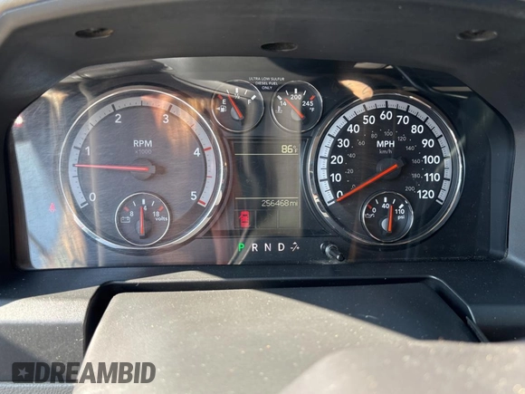 2012 Ram 2500 ST with VIN 3C6UD5HLXCG172092, listed as a Copart auction lot 64960995 with 256,468 mi miles and Clean title. Bid and sale history available at DreamBid. Image 8.