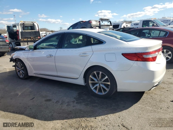 2015 Hyundai Azera with VIN KMHFG4JG6FA473991, listed as a Copart auction lot 44105795 with 0 mi miles and Salvage Title. Bid and sale history available at carsss.com. Image 2.