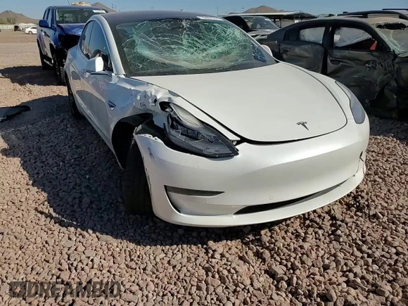 2020 Tesla Model 3 Standard Range Plus with VIN 5YJ3E1EA4LF799597, listed as a Copart auction lot 76401374 with 77,506 mi miles and Salvage Title. Bid and sale history available at DreamBid. Image 11.