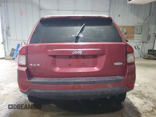 2015 Jeep Compass High Altitude Edition with VIN 1C4NJDEB3FD215815, listed as a Copart auction lot 45973745 with 0 mi miles and Salvage Title. Bid and sale history available at carsss.com. Image 6.