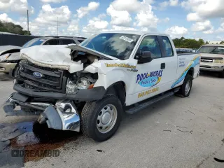 2013 Ford F-150 XL with VIN 1FTFX1EF0DFC95791, listed as a Copart auction lot 62313955 with 93,416 mi miles and Salvage title. Bid and sale history available at DreamBid. Image 1.