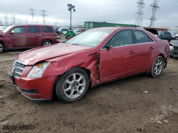 2008 Cadillac CTS AWD w/1SA with VIN 1G6DG577480182023, listed as a Copart auction lot 86609504 with 193,970 mi miles and Salvage Title. Bid and sale history available at carsss.com. Image 1.