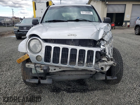 2006 Jeep Liberty Limited z VIN 1J4GL58K86W293252, wystawiony jako Copart lot #51135985 z przebiegiem 165 639 mil mil oraz Szkoda całkowita • Salvage title. Historia ofert i sprzedaży dostępna na DreamBid. Obrazek 5.